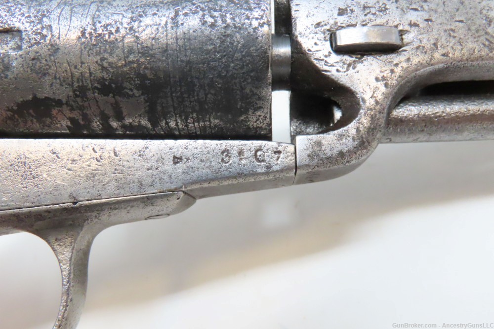 TURKISH Antique Period Copy of a COLT POCKET Revolver .35 Percussion-img-30