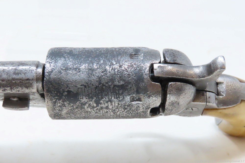 TURKISH Antique Period Copy of a COLT POCKET Revolver .35 Percussion-img-24