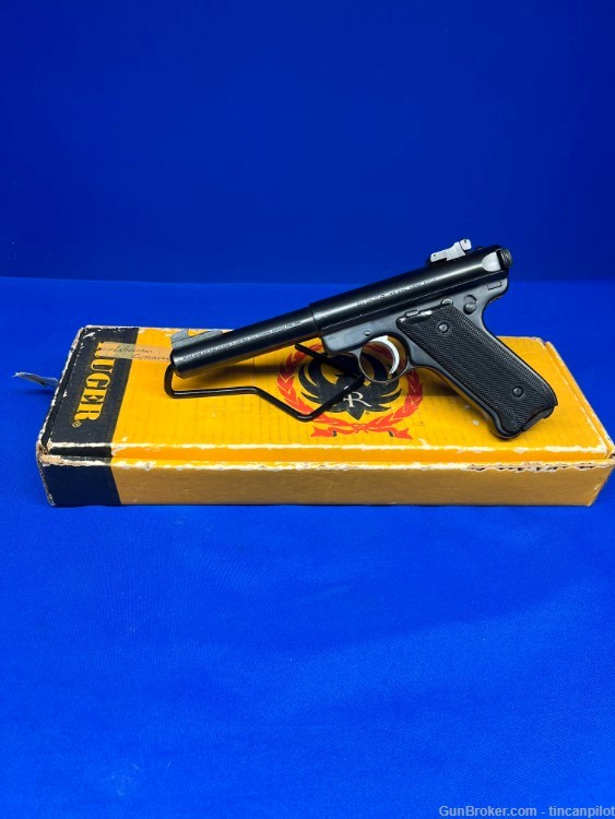 Ruger Mark II TARGET .22 LR Pistol No reserve Penny Auction -img-0