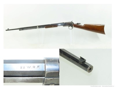 1910 WINCHESTER M1890 PUMP Action TAKEDOWN Rifle SCARCE .22 Winchester Rimf