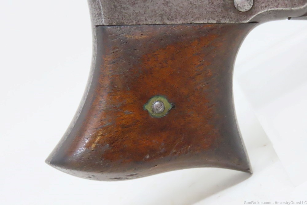 REMINGTON No. 3 Antique “SAW HANDLE” Vest Pocket .41 RF DERINGER Pistol    -img-13