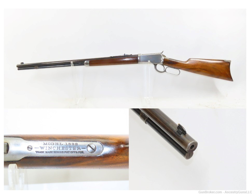 c1917 WINCHESTER M1892 Lever Action RIFLE in .25-20 WCF C&R “The RIFLEMAN” -img-0