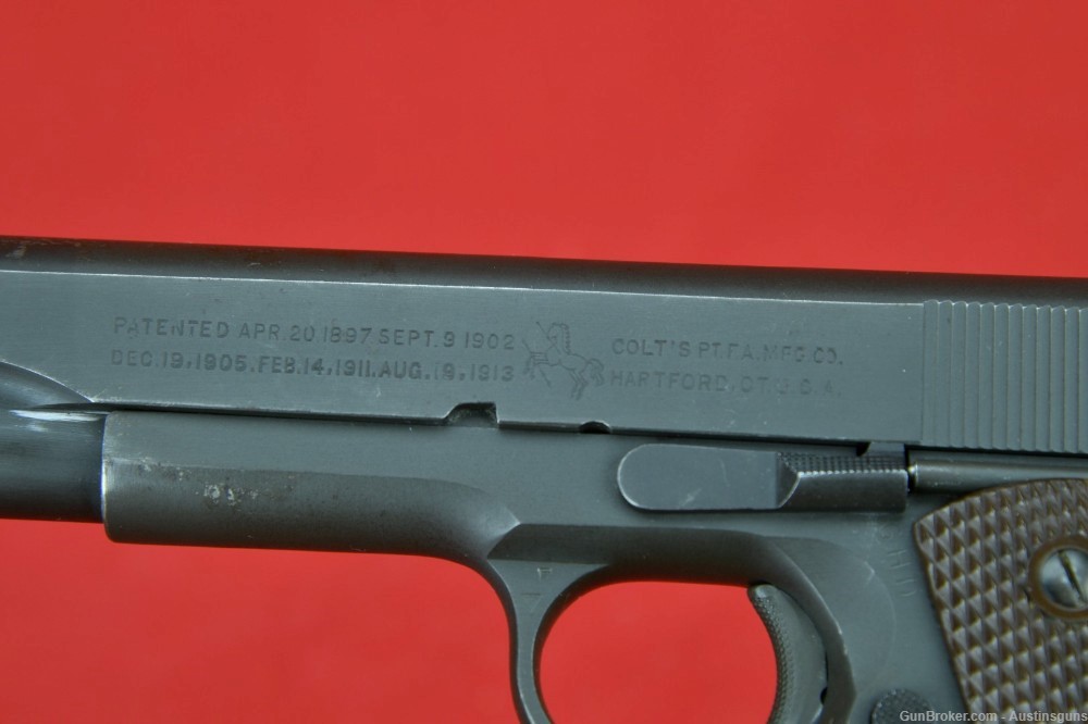 SHARP Colt Model 1911A1 - U.S. Issued - 1944 - *LEND-LEASE*-img-4