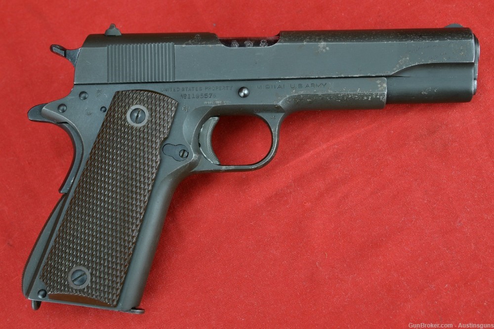 SHARP Colt Model 1911A1 - U.S. Issued - 1944 - *LEND-LEASE*-img-1