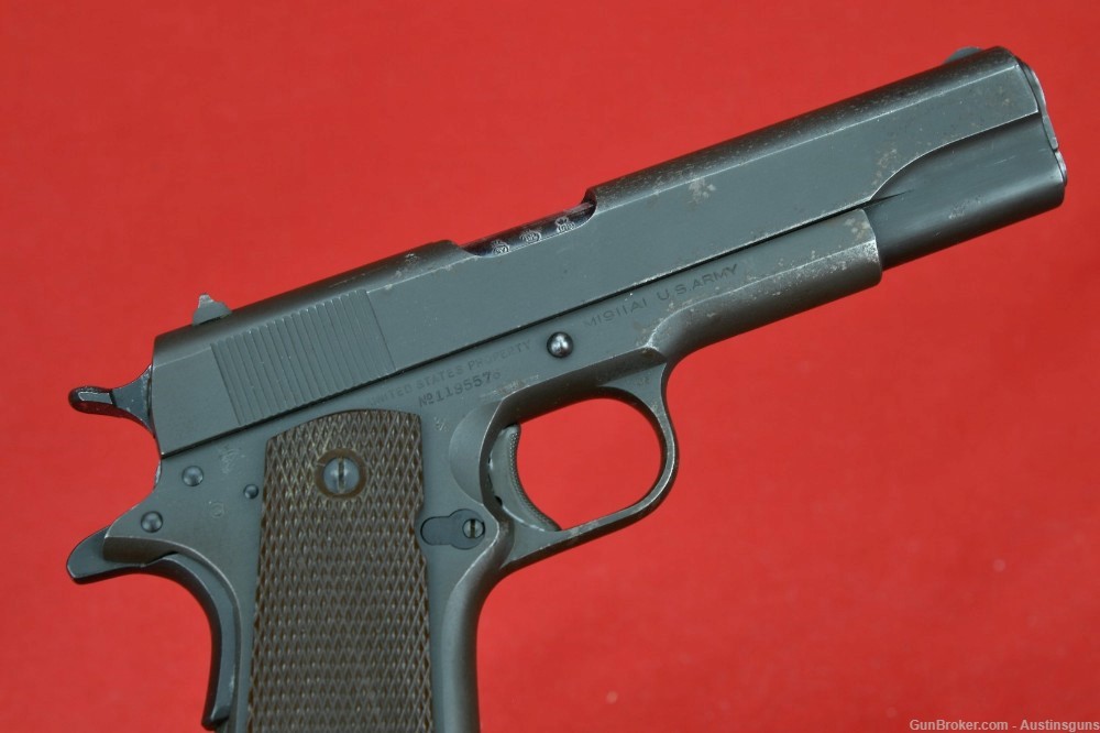 SHARP Colt Model 1911A1 - U.S. Issued - 1944 - *LEND-LEASE*-img-3