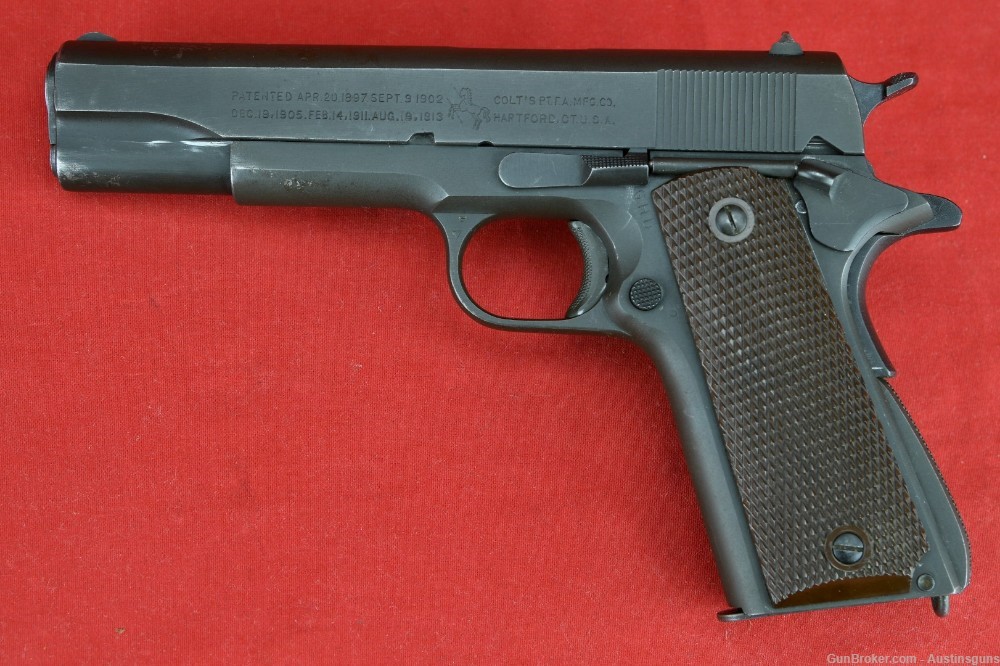 SHARP Colt Model 1911A1 - U.S. Issued - 1944 - *LEND-LEASE*-img-0