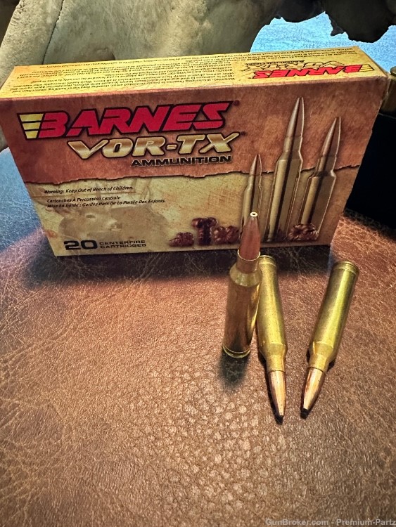 Barnes Bullets 21529 VOR-TX Rifle 7mm Rem Mag 160 gr TSX Boat Tail 20 Bx/-img-1