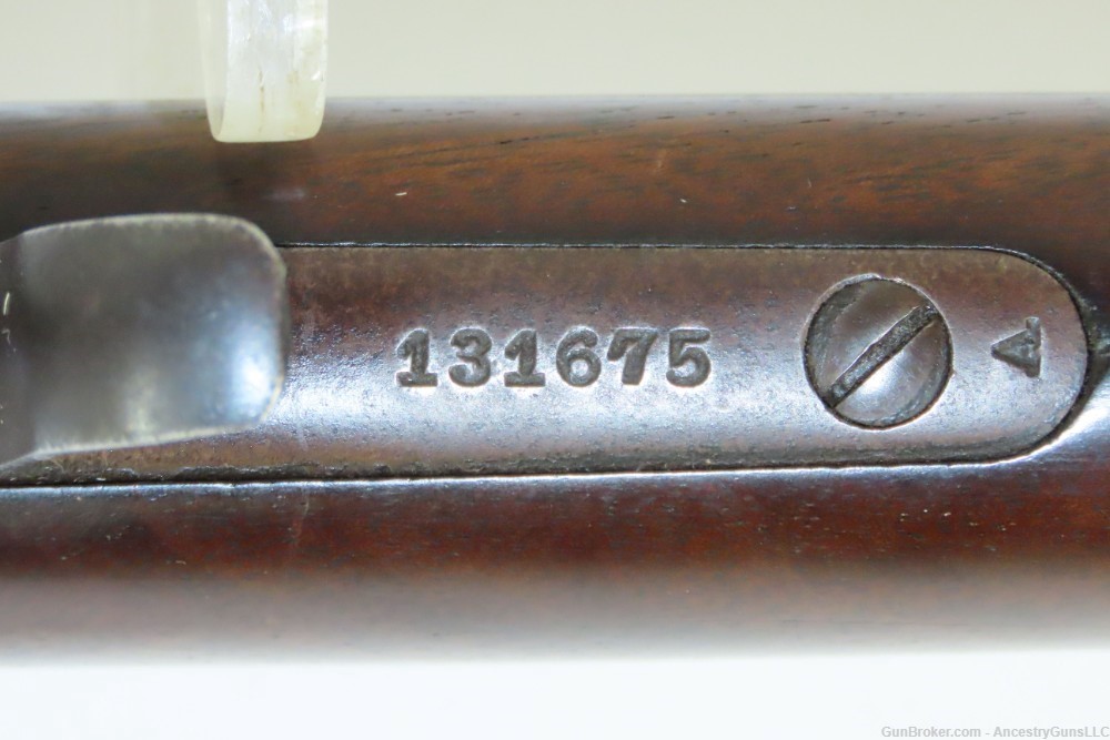 U.S. FLAMING BOMB Marked WINCHESTER M1885 .22 WINDER Training Musket C&R   -img-5