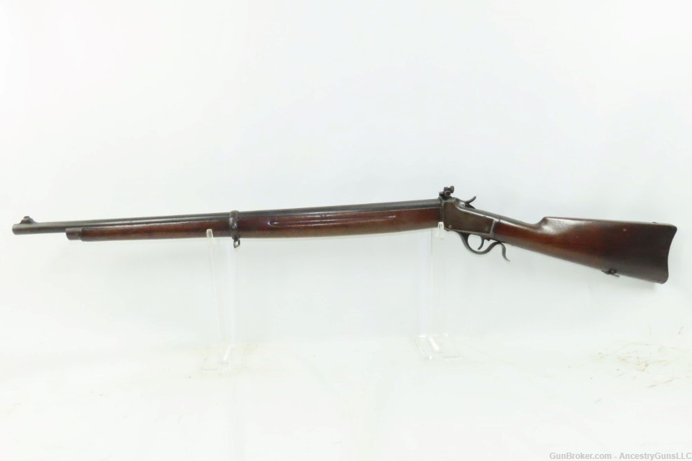 U.S. FLAMING BOMB Marked WINCHESTER M1885 .22 WINDER Training Musket C&R   -img-14