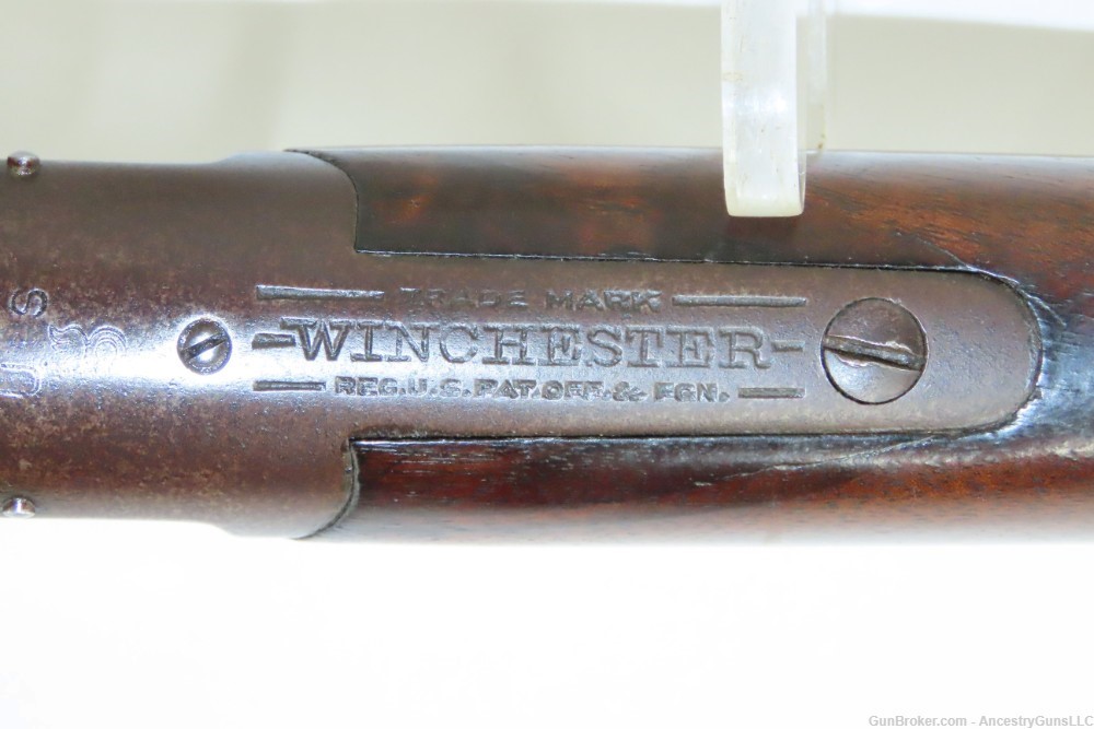 U.S. FLAMING BOMB Marked WINCHESTER M1885 .22 WINDER Training Musket C&R   -img-8
