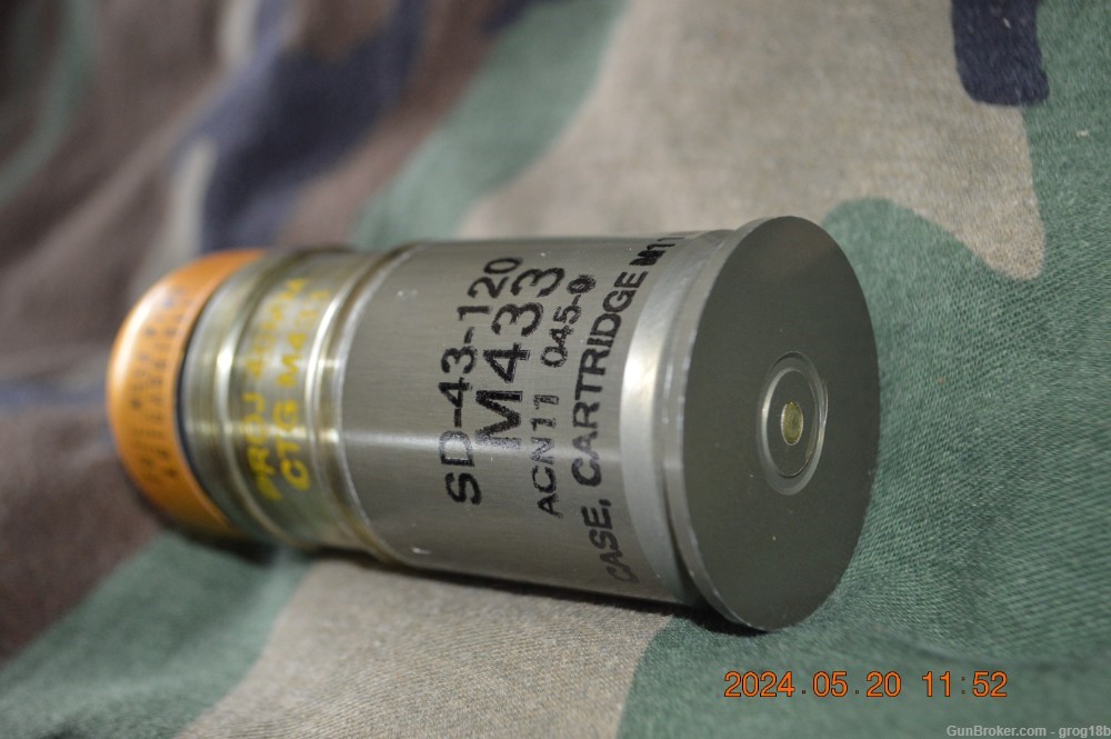 40MM M433 HEDP grenade reproduction (inert)-img-1