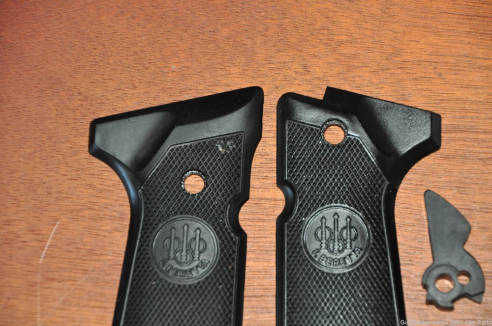 Beretta 92D 9mm Grips Trigger Hammer Slide Stop & Parts-img-1