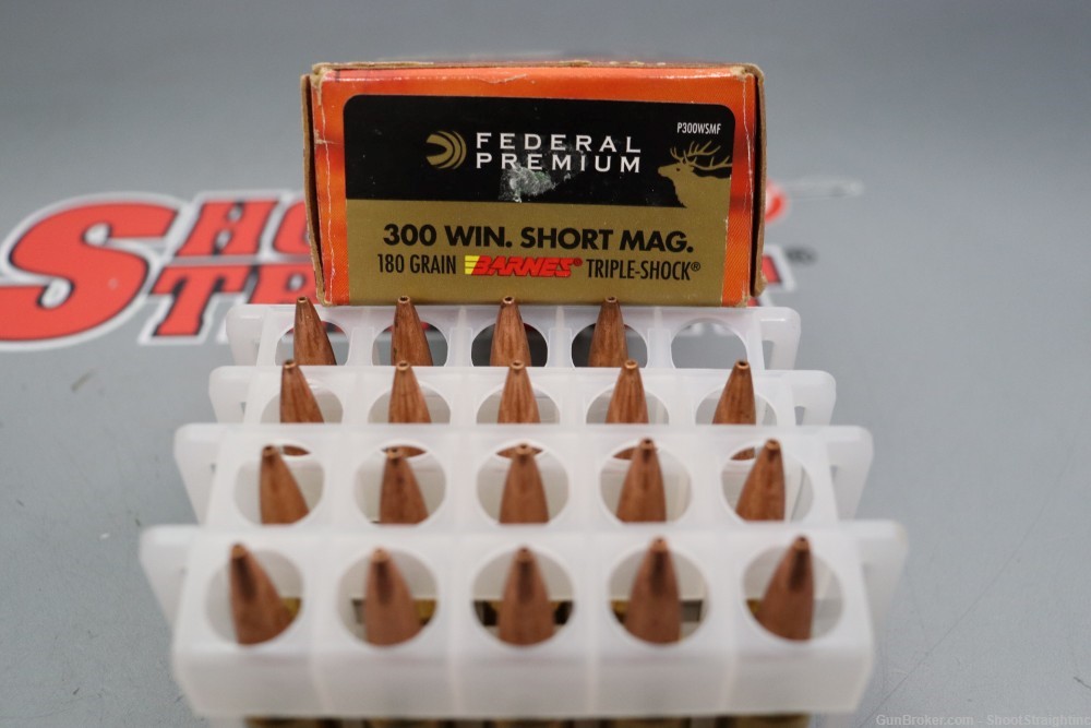 Lot o' 29 Rounds of Federal Vital-Shok .300WSM 180gr Ammunition -img-8