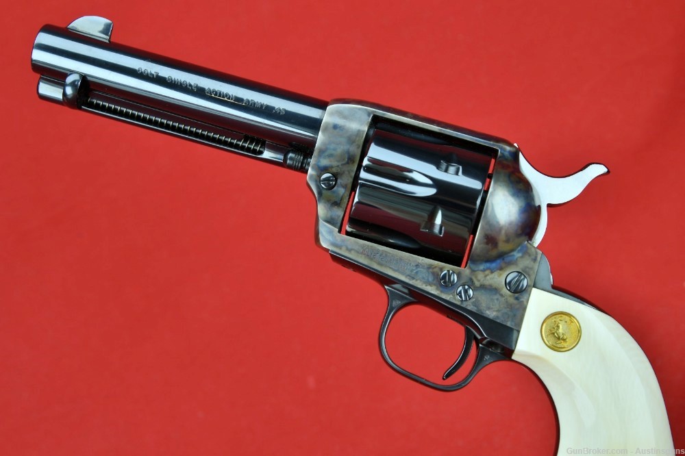 RARE Custom Shop 3rd Gen Colt Single Action Army *FACTORY ELEPHANT IVORY*-img-17