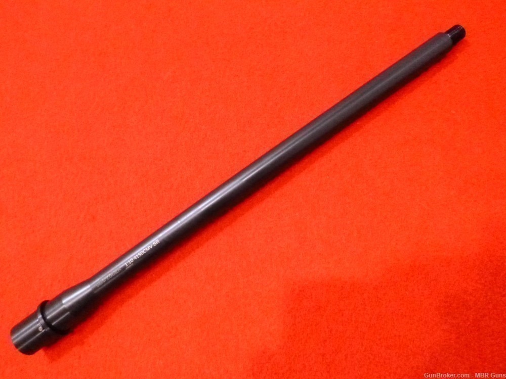 AR 15 9mm 16" Nitrided Barrel 4150 CMV 1:10 Twist RH 1/2-28 TPI Muzzle AR 9-img-0