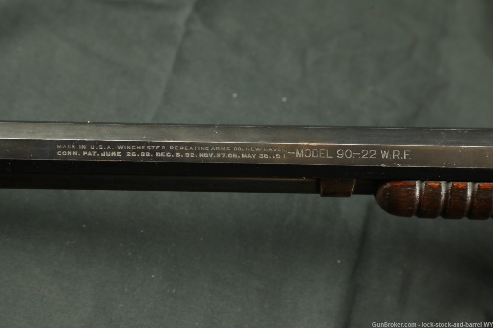 Winchester Model 1890 2nd Model Takedown 24" .22 WRF Pump Rifle, 1903 C&R-img-27