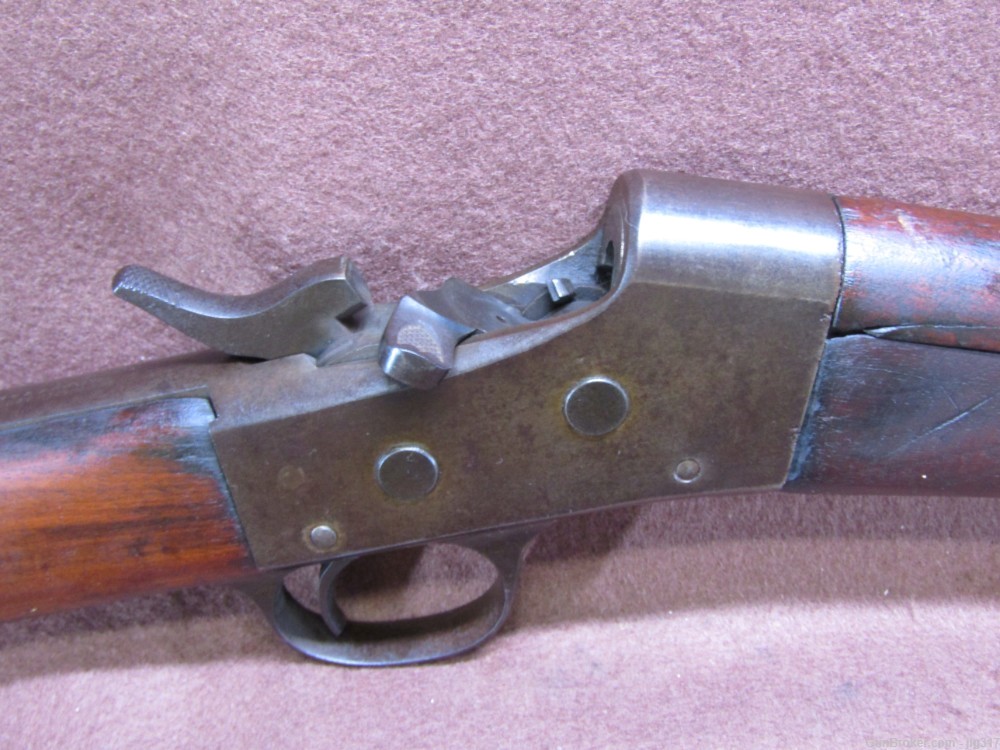 Remington 1902 7 mm Single Shot Rolling Block Rifle C&R Okay -img-13