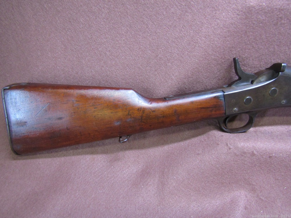 Remington 1902 7 mm Single Shot Rolling Block Rifle C&R Okay -img-1