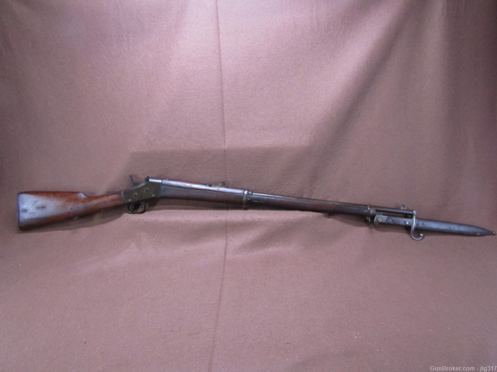 Remington 1902 7 mm Single Shot Rolling Block Rifle C&R Okay -img-0