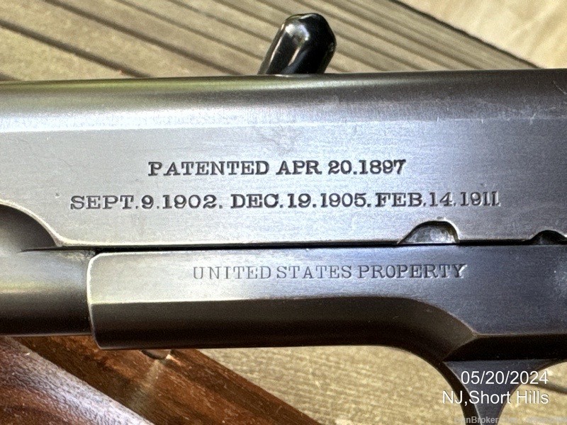 1913 5-Digit SN Colt US Navy 1911 US Property 45 ACP-img-11
