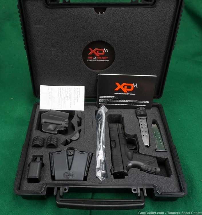 Springfield XDM XD M Compact 40 40s&w 3.8"  w/ Gear Up Kit No Reserve-img-0