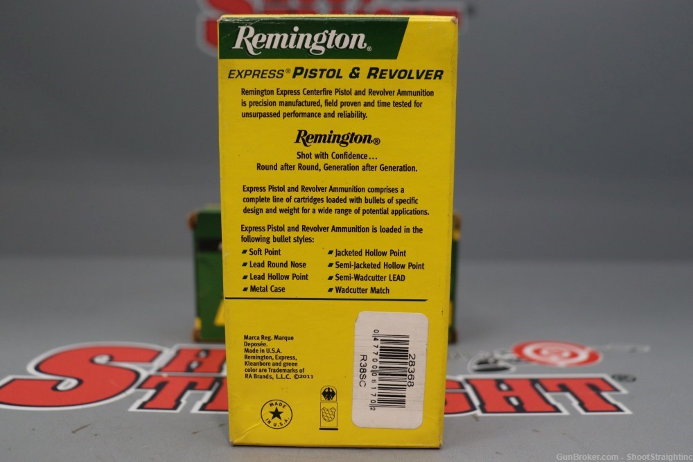 Lot o' 99 Rounds of Remington Express .38 Short Colt Lead RN 125gr Ammuniti-img-5