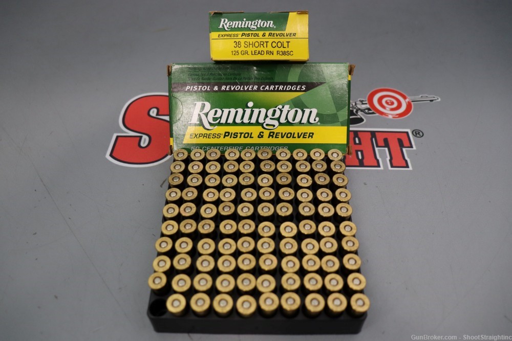 Lot o' 99 Rounds of Remington Express .38 Short Colt Lead RN 125gr Ammuniti-img-7