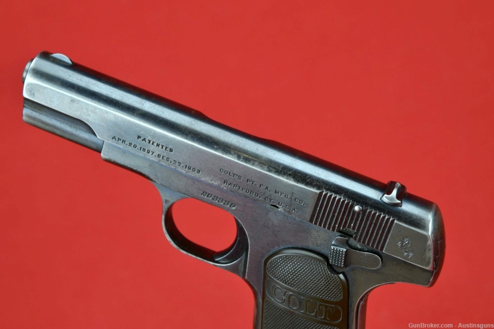 SHARP WW1 Era Colt Model 1903 Hammerless Pistol - .32 ACP-img-12