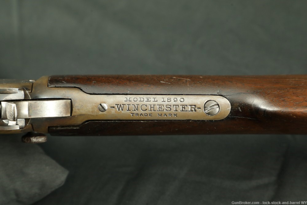 Winchester Model 1890 2nd Model Takedown 24" .22 WRF Pump Rifle, 1905 C&R-img-28