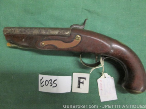 BRITISH 62 CALIBER PERCUSSION COAT PISTOL-img-1