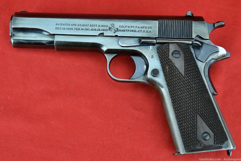SHARP U.S. Issued 1918 Colt Model 1911 "BLACK ARMY" -img-1