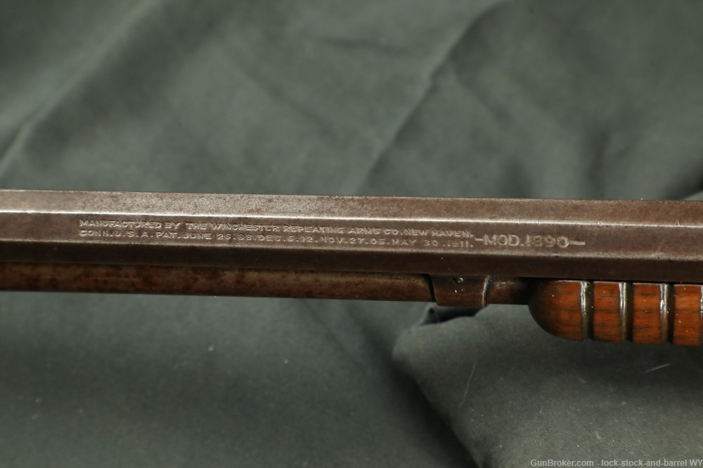 Winchester Model 1890 3rd Model Takedown 24" .22 Short Pump Rifle, 1916 C&R-img-30