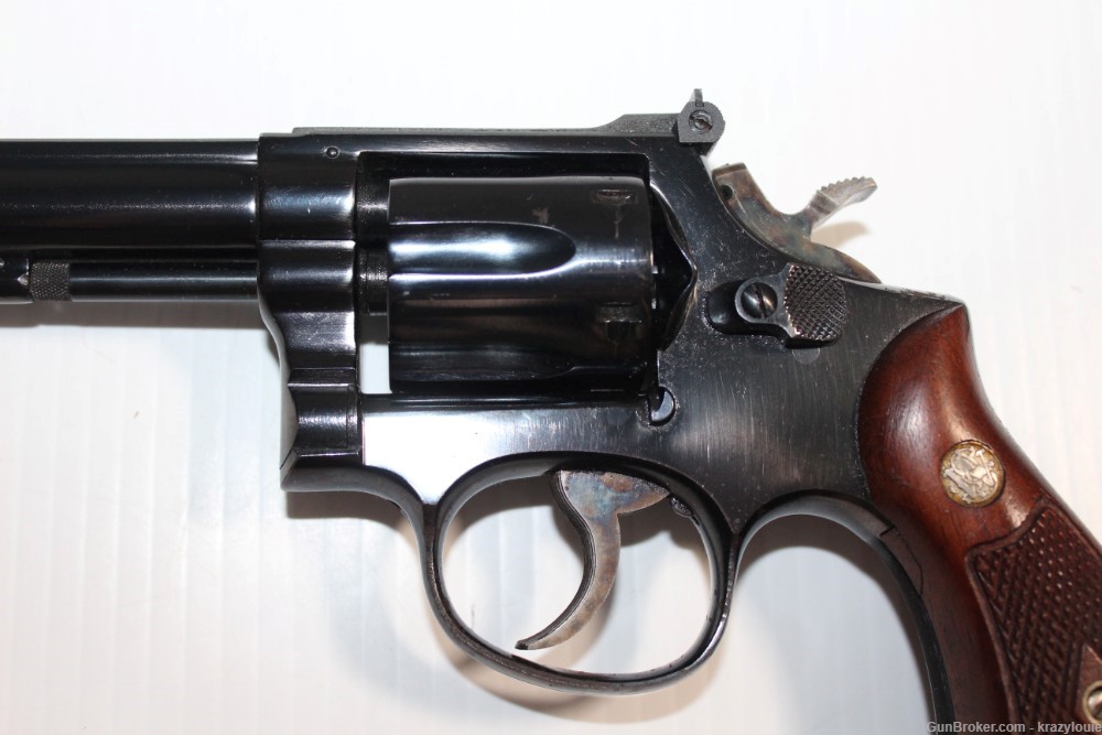 S&W Smith & Wesson Pre-Model 14 .38 Spl 6" K-38 MASTERPIECE 6-Shot Revolver-img-17