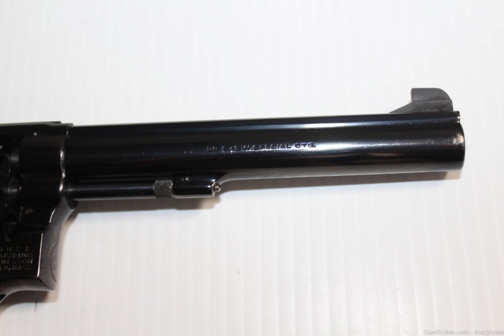 S&W Smith & Wesson Pre-Model 14 .38 Spl 6" K-38 MASTERPIECE 6-Shot Revolver-img-13