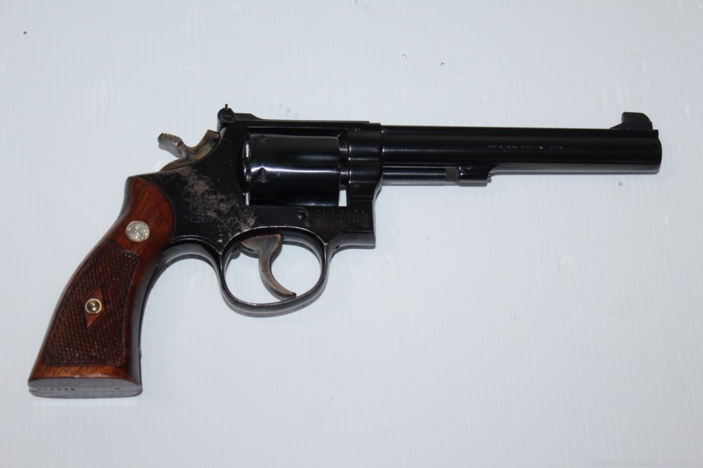 S&W Smith & Wesson Pre-Model 14 .38 Spl 6" K-38 MASTERPIECE 6-Shot Revolver-img-6