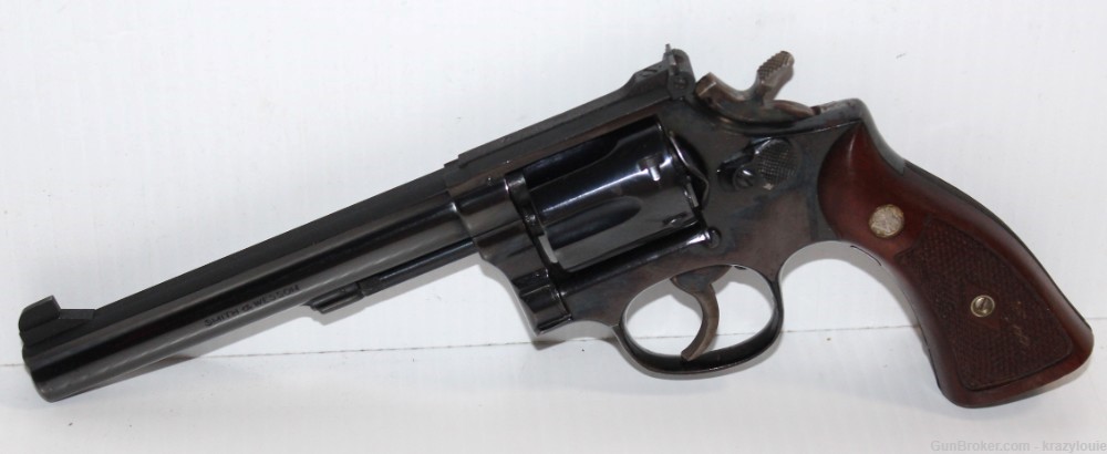 S&W Smith & Wesson Pre-Model 14 .38 Spl 6" K-38 MASTERPIECE 6-Shot Revolver-img-5
