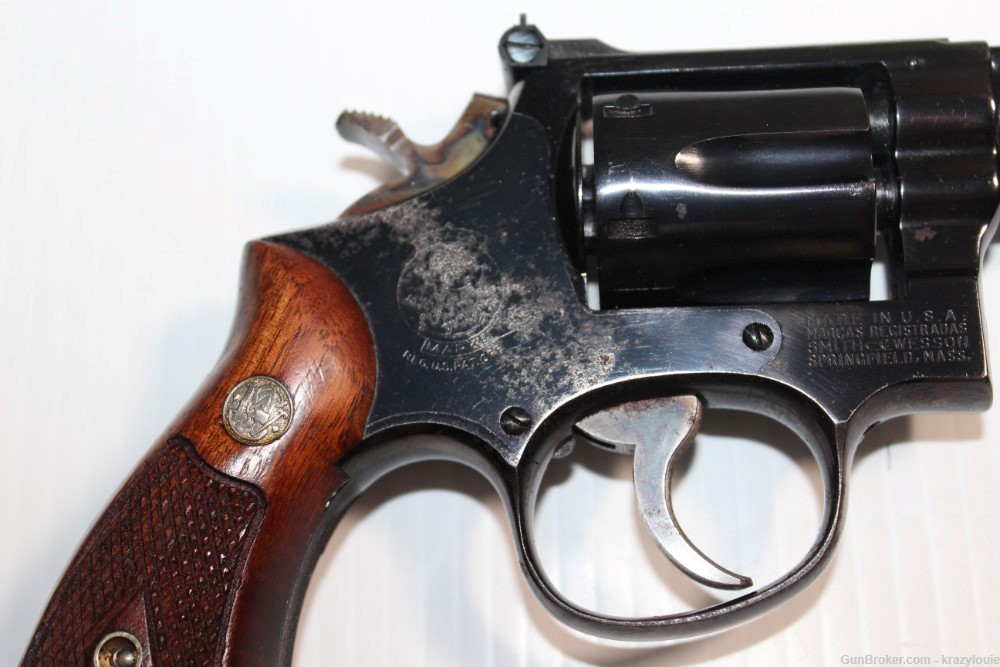 S&W Smith & Wesson Pre-Model 14 .38 Spl 6" K-38 MASTERPIECE 6-Shot Revolver-img-11
