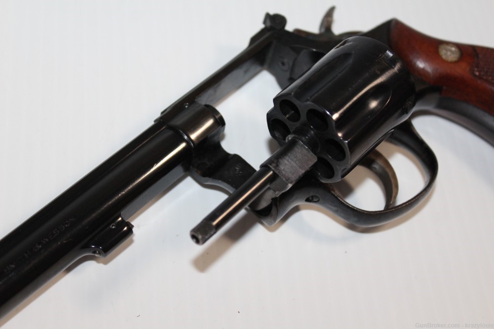 S&W Smith & Wesson Pre-Model 14 .38 Spl 6" K-38 MASTERPIECE 6-Shot Revolver-img-27