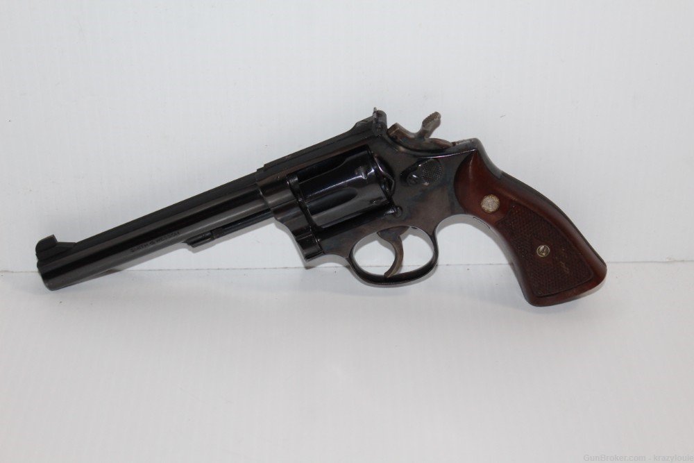 S&W Smith & Wesson Pre-Model 14 .38 Spl 6" K-38 MASTERPIECE 6-Shot Revolver-img-4