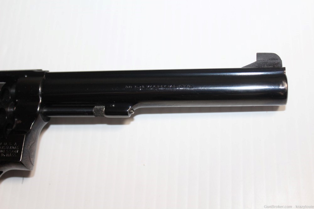 S&W Smith & Wesson Pre-Model 14 .38 Spl 6" K-38 MASTERPIECE 6-Shot Revolver-img-14