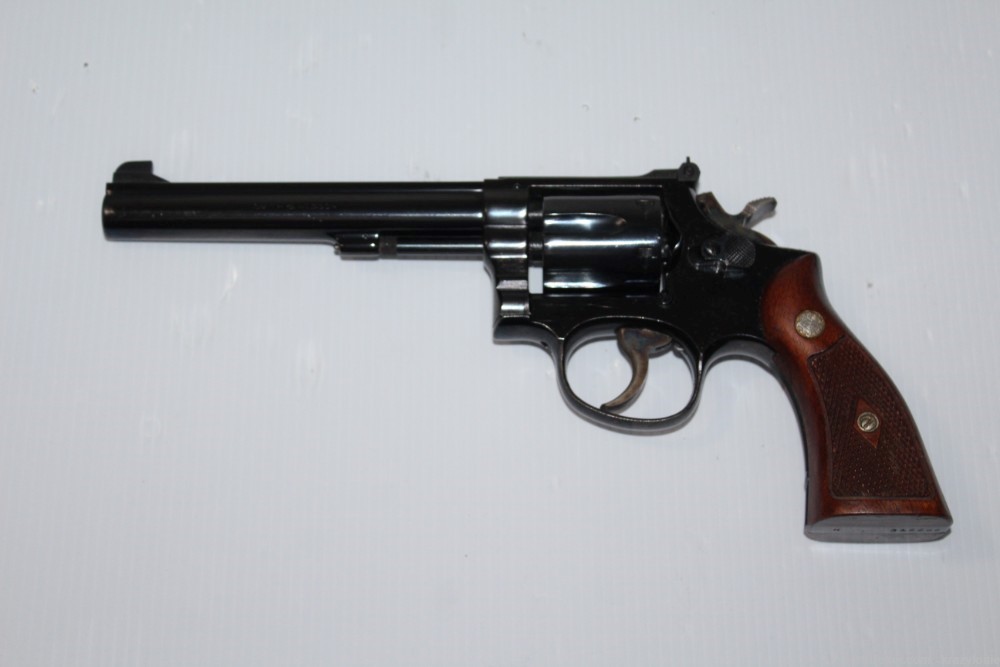 S&W Smith & Wesson Pre-Model 14 .38 Spl 6" K-38 MASTERPIECE 6-Shot Revolver-img-7