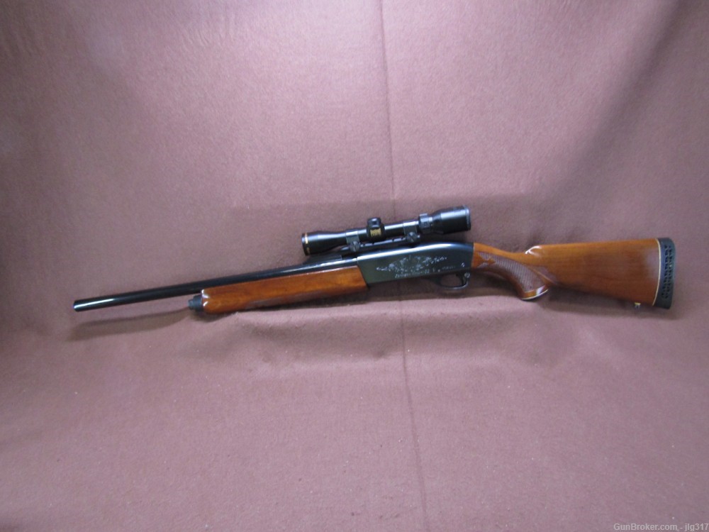 Remington 1100 12 GA 2 3/4 In Semi Auto Shotgun Fully Rifled 2-7x Scope-img-10