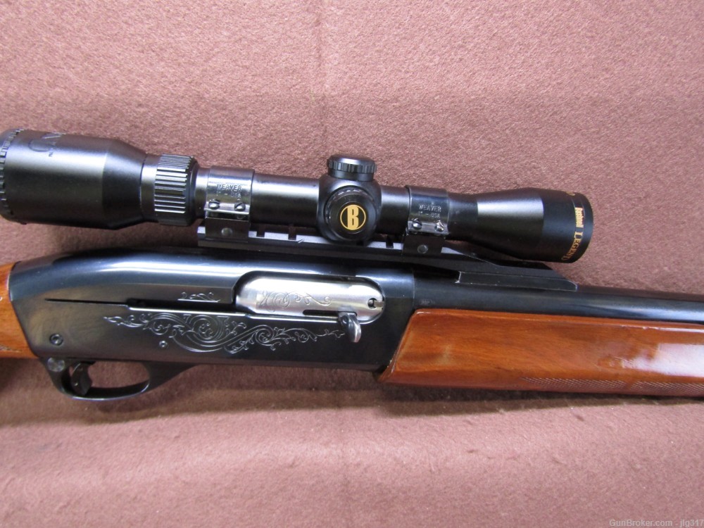 Remington 1100 12 GA 2 3/4 In Semi Auto Shotgun Fully Rifled 2-7x Scope-img-6