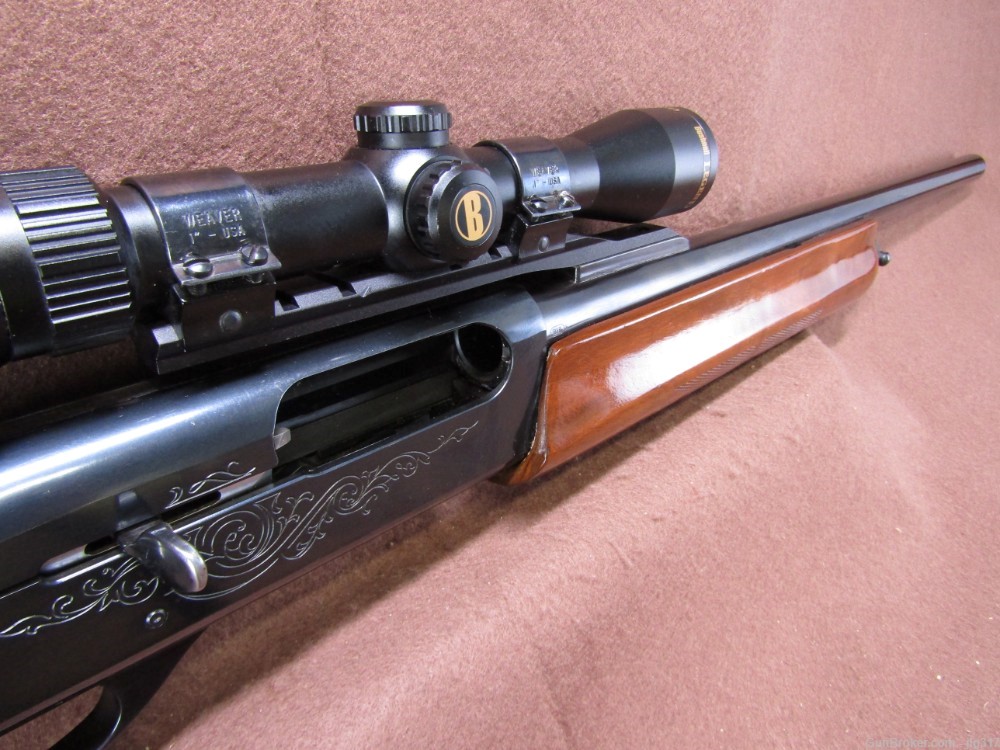 Remington 1100 12 GA 2 3/4 In Semi Auto Shotgun Fully Rifled 2-7x Scope-img-9