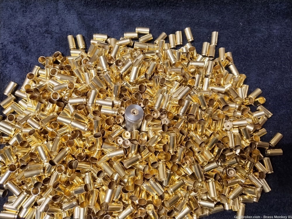 9MM Brass all FC Headstamps Deprimed, Sized and Polished 1K pcs-img-0