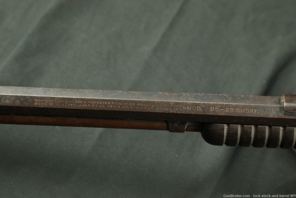 Winchester Model 1890 3rd Model Takedown 24" .22 Short Pump Rifle, 1922 C&R-img-28