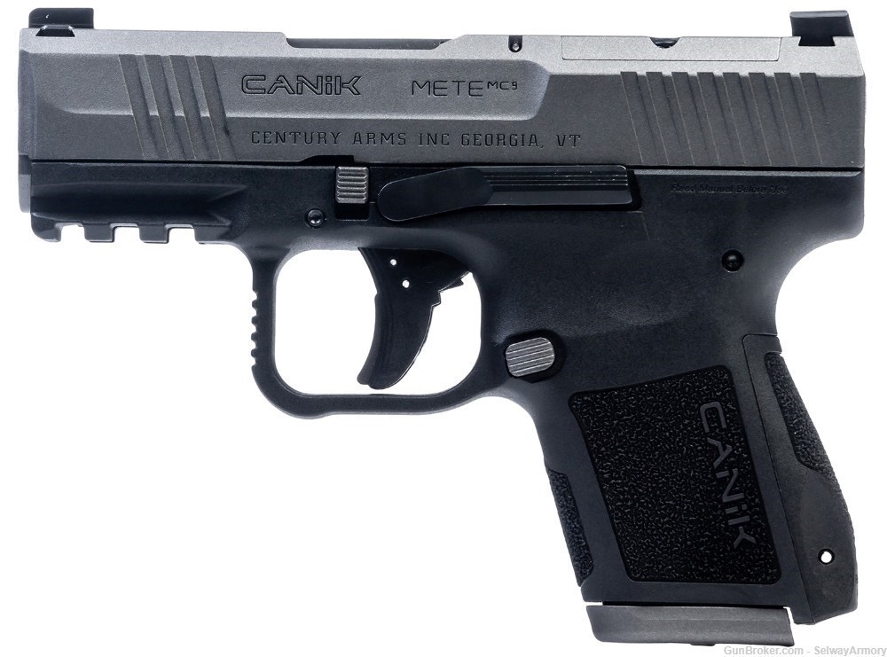 Canik METE MC9 9mm 3.18" 12/15rd Tungsten Cerakote/Black HG7620T-N-img-1