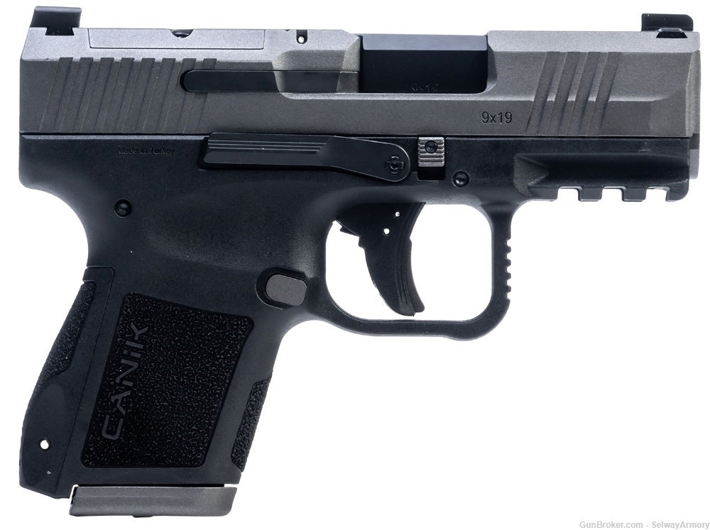 Canik METE MC9 9mm 3.18" 12/15rd Tungsten Cerakote/Black HG7620T-N-img-0