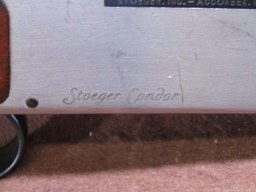 Stoeger Condor 12 GA 3 In Over Under Double Barrel Shotgun-img-8
