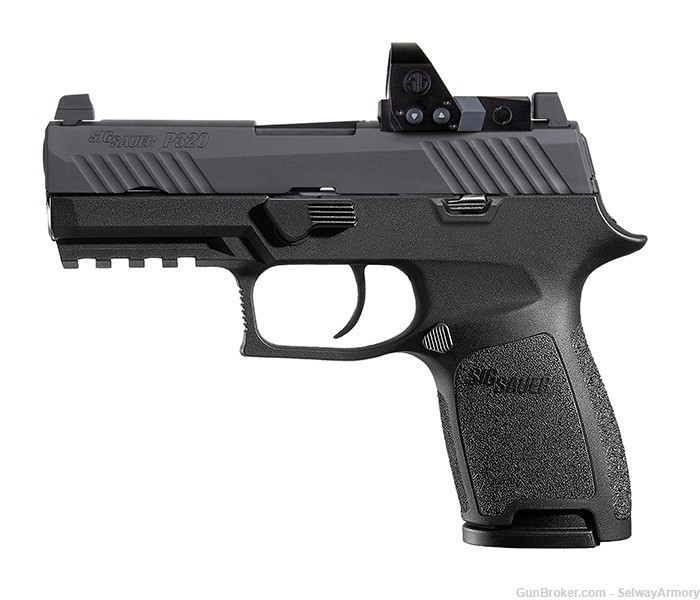 SIG P320 Compact 9mm 3.9" 15rd Black Romeo1Pro 320C-9-B-RXP-img-1